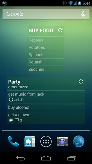 Widget for Trello